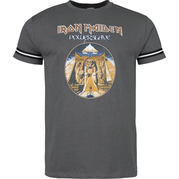 Iron Maiden Powerslave Tričko šedá - RockTime.cz