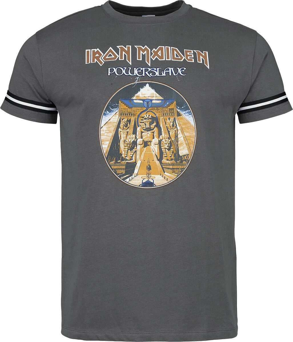 Iron Maiden Powerslave Tričko šedá - RockTime.cz