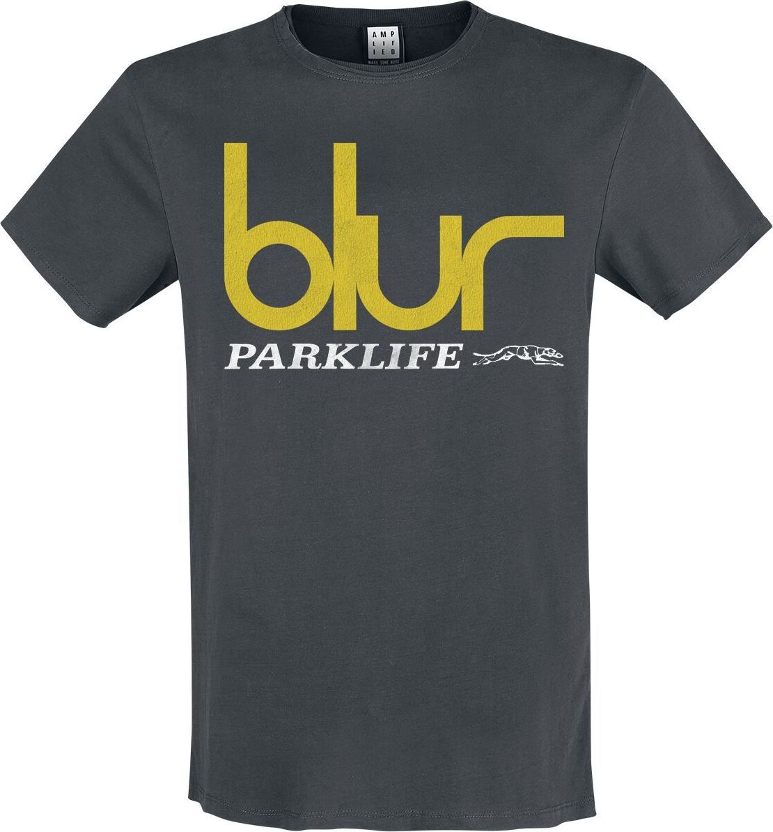 Blur Amplified Collection - Park Life Greyhound Tričko charcoal - RockTime.cz