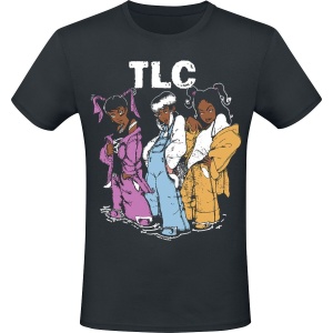 TLC Cartoons Tričko černá - RockTime.cz