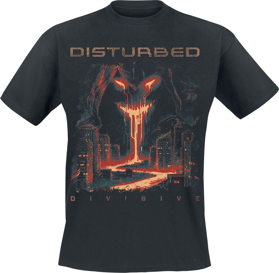 Disturbed Divisive Tričko černá - RockTime.cz