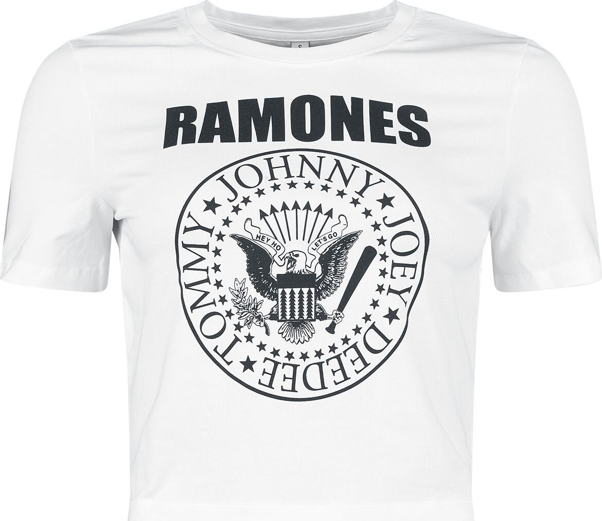 Ramones Original Crest Dámské tričko bílá - RockTime.cz