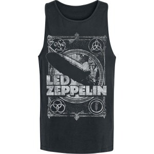 Led Zeppelin Vintage Print LZ1 Tank top černá - RockTime.cz