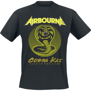 Airbourne Cobra Kai Tričko černá - RockTime.cz