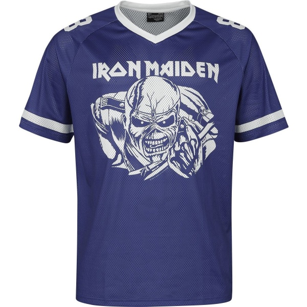 Iron Maiden EMP Signature Collection Tričko modrá/bílá - RockTime.cz