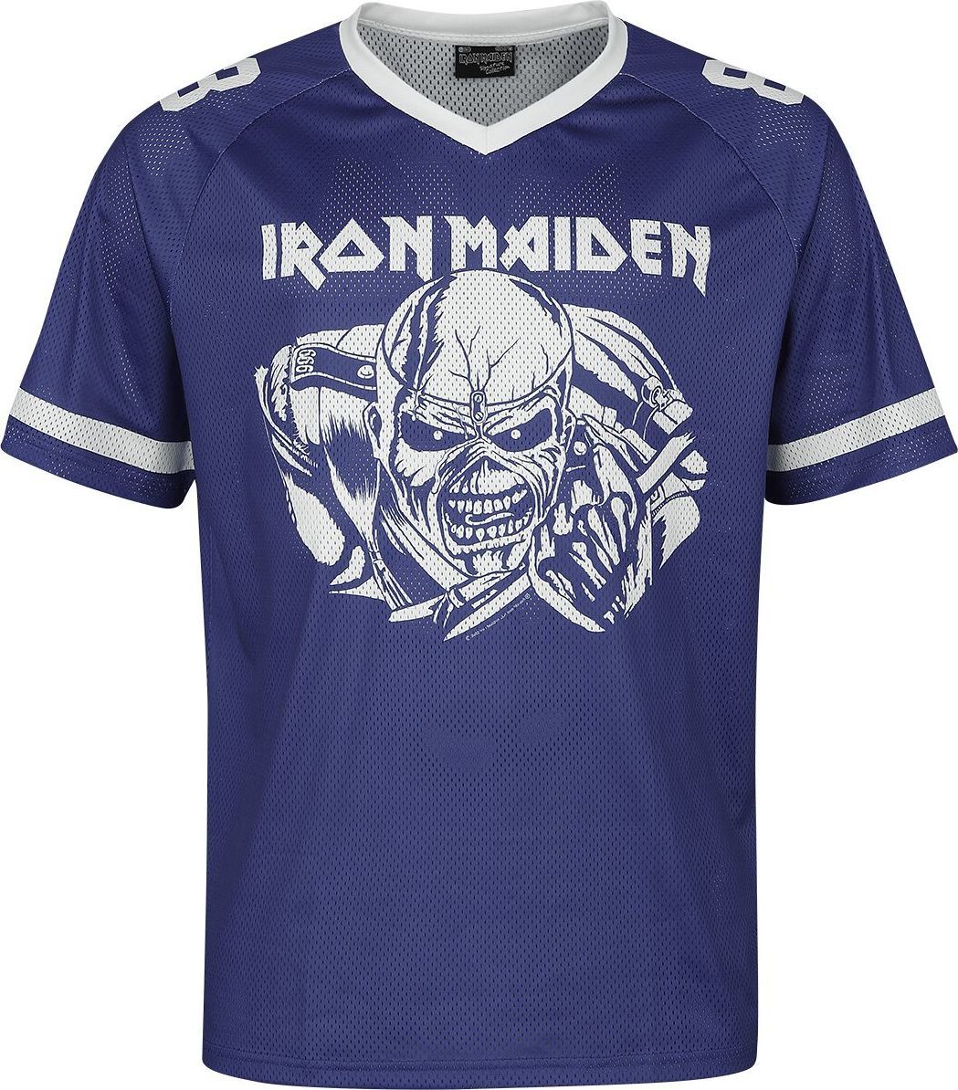 Iron Maiden EMP Signature Collection Tričko modrá/bílá - RockTime.cz