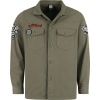 Motörhead Motörhead Military Shirt - Shacket Košile khaki - RockTime.cz