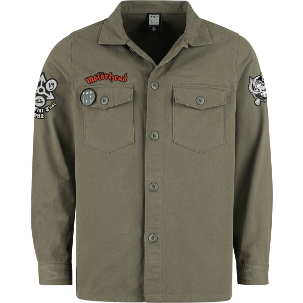 Motörhead Motörhead Military Shirt - Shacket Košile khaki - RockTime.cz