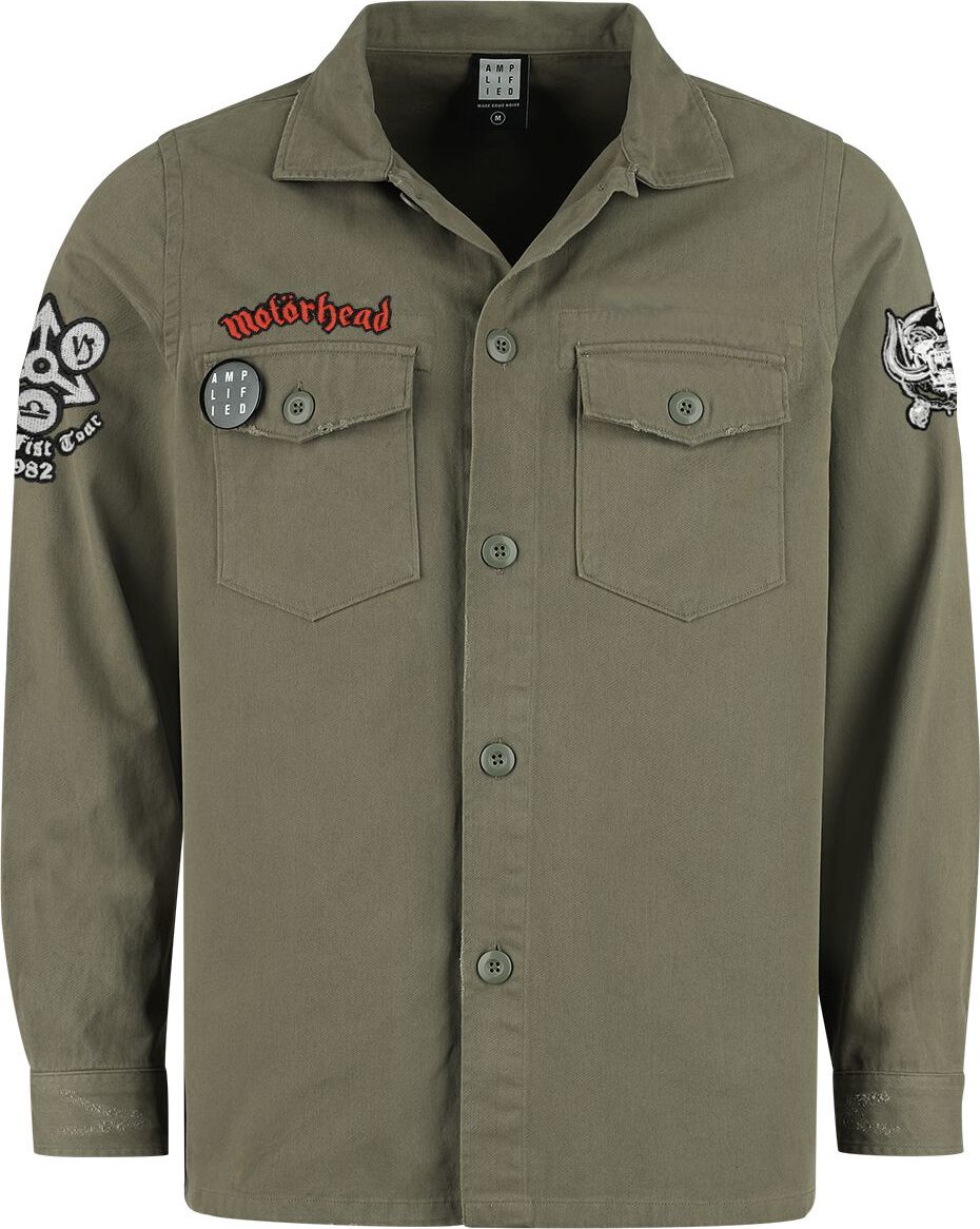 Motörhead Motörhead Military Shirt - Shacket Košile khaki - RockTime.cz