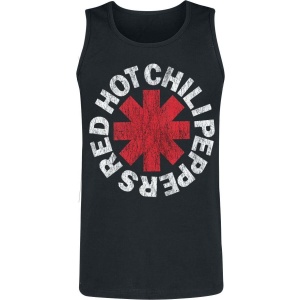 Red Hot Chili Peppers Distressed Logo Tank top černá - RockTime.cz