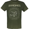 Ramones Crest Tričko zelená - RockTime.cz