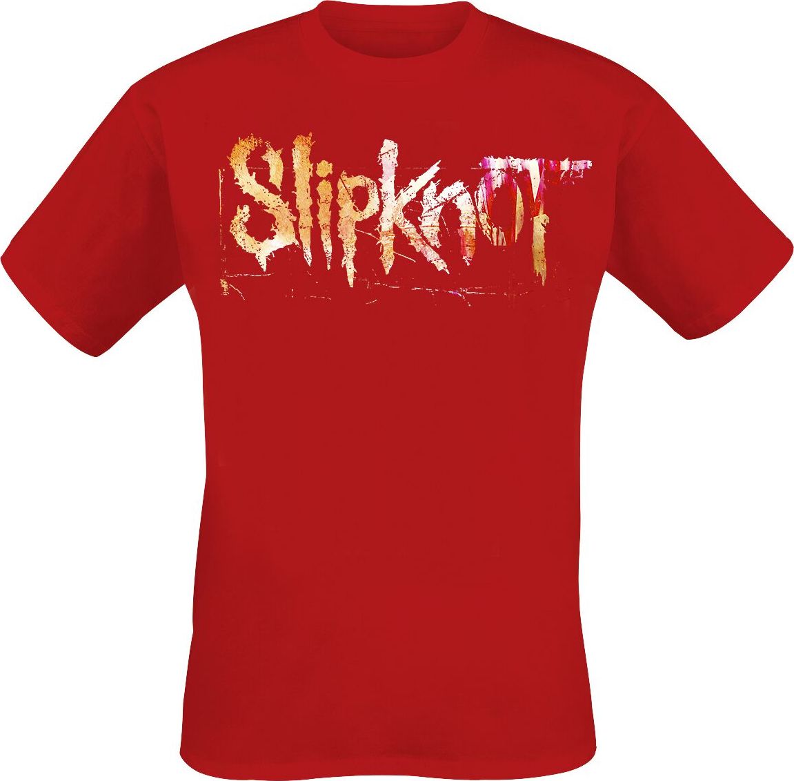 Slipknot Shattered Logo Tričko červená - RockTime.cz