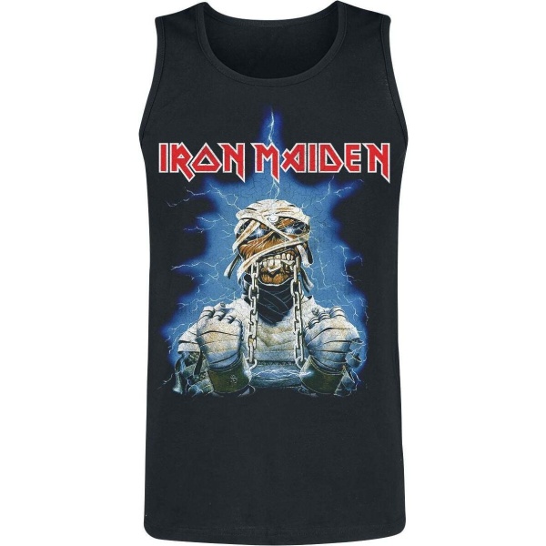 Iron Maiden Powerslave World Slavery Tour 1984-1985 Tank top černá - RockTime.cz