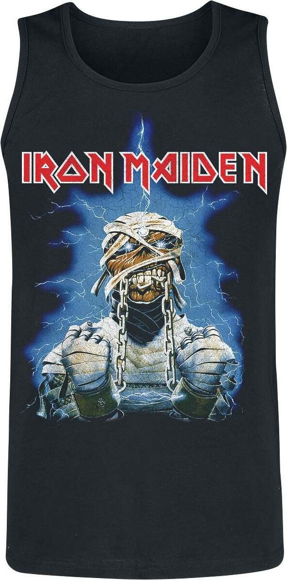 Iron Maiden Powerslave World Slavery Tour 1984-1985 Tank top černá - RockTime.cz