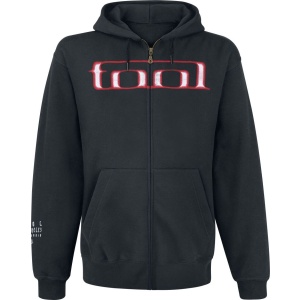 Tool Grid Skull Mikina s kapucí na zip černá - RockTime.cz