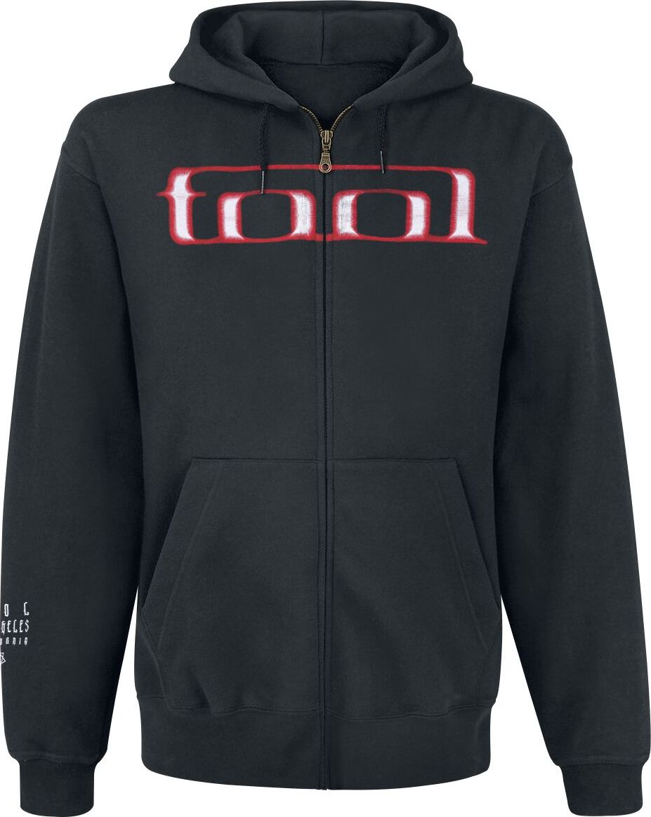 Tool Grid Skull Mikina s kapucí na zip černá - RockTime.cz