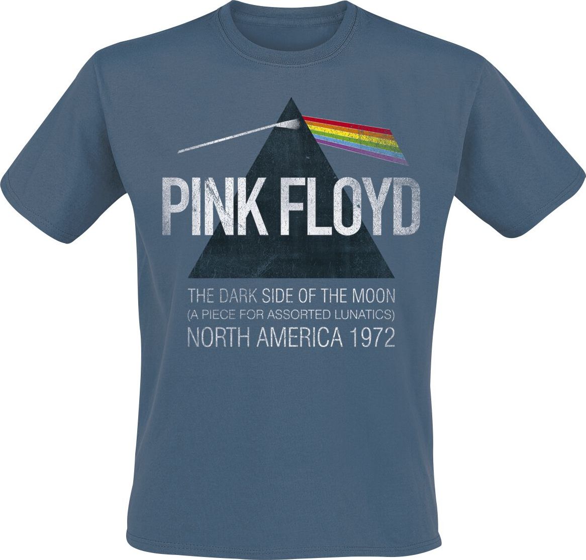 Pink Floyd North America 1972 Tričko modrá - RockTime.cz