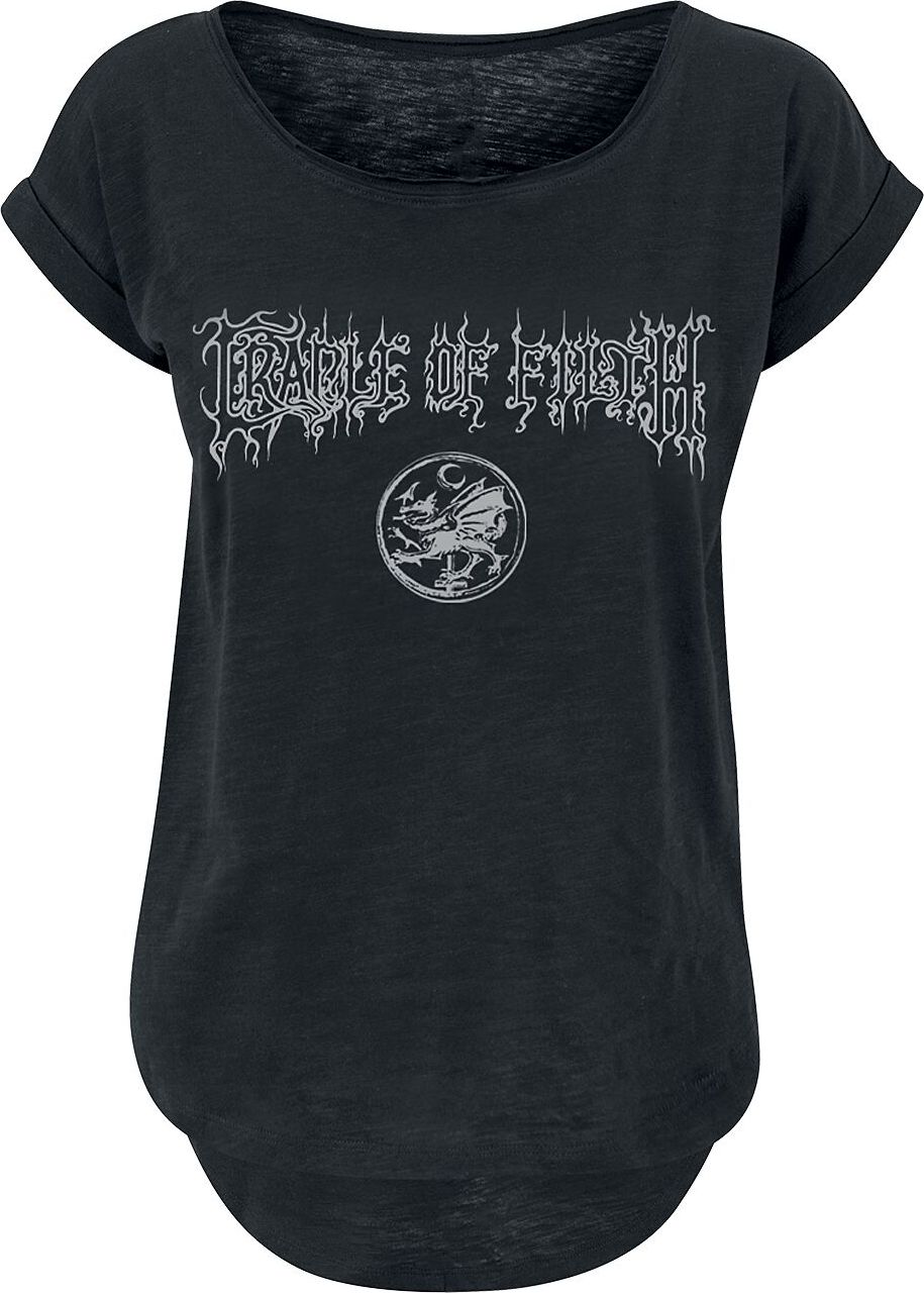 Cradle Of Filth Dragon Logo Dámské tričko černá - RockTime.cz