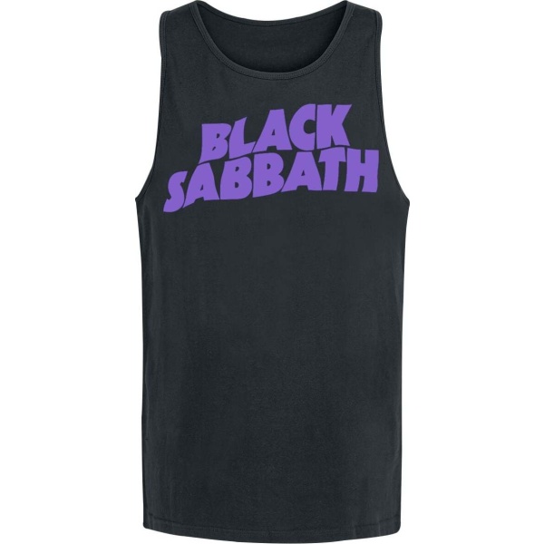 Black Sabbath Logo Tank top černá - RockTime.cz