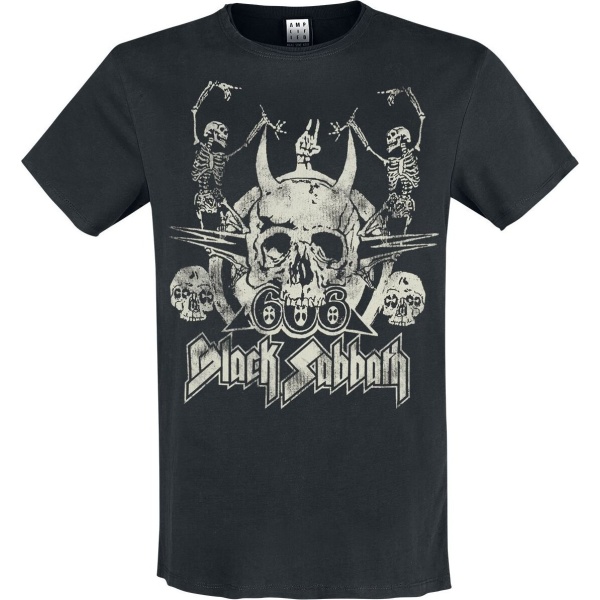 Black Sabbath Amplified Collection - Dancing Skulls Tričko černá - RockTime.cz