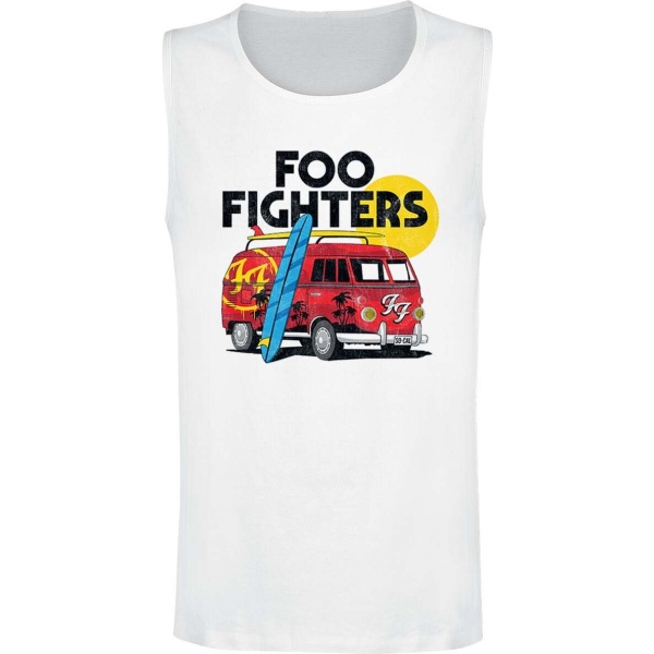 Foo Fighters Van Tank top bílá - RockTime.cz