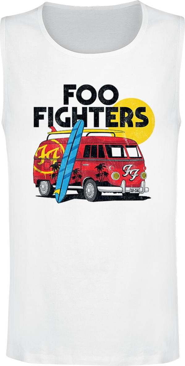 Foo Fighters Van Tank top bílá - RockTime.cz