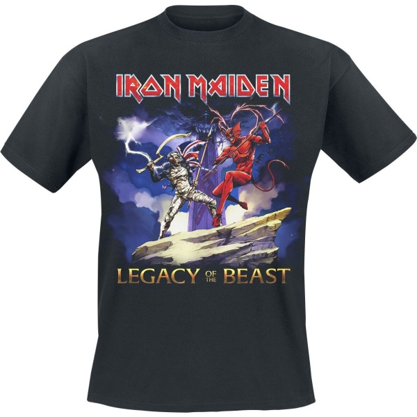 Iron Maiden Legacy Beast Fight Tričko černá - RockTime.cz