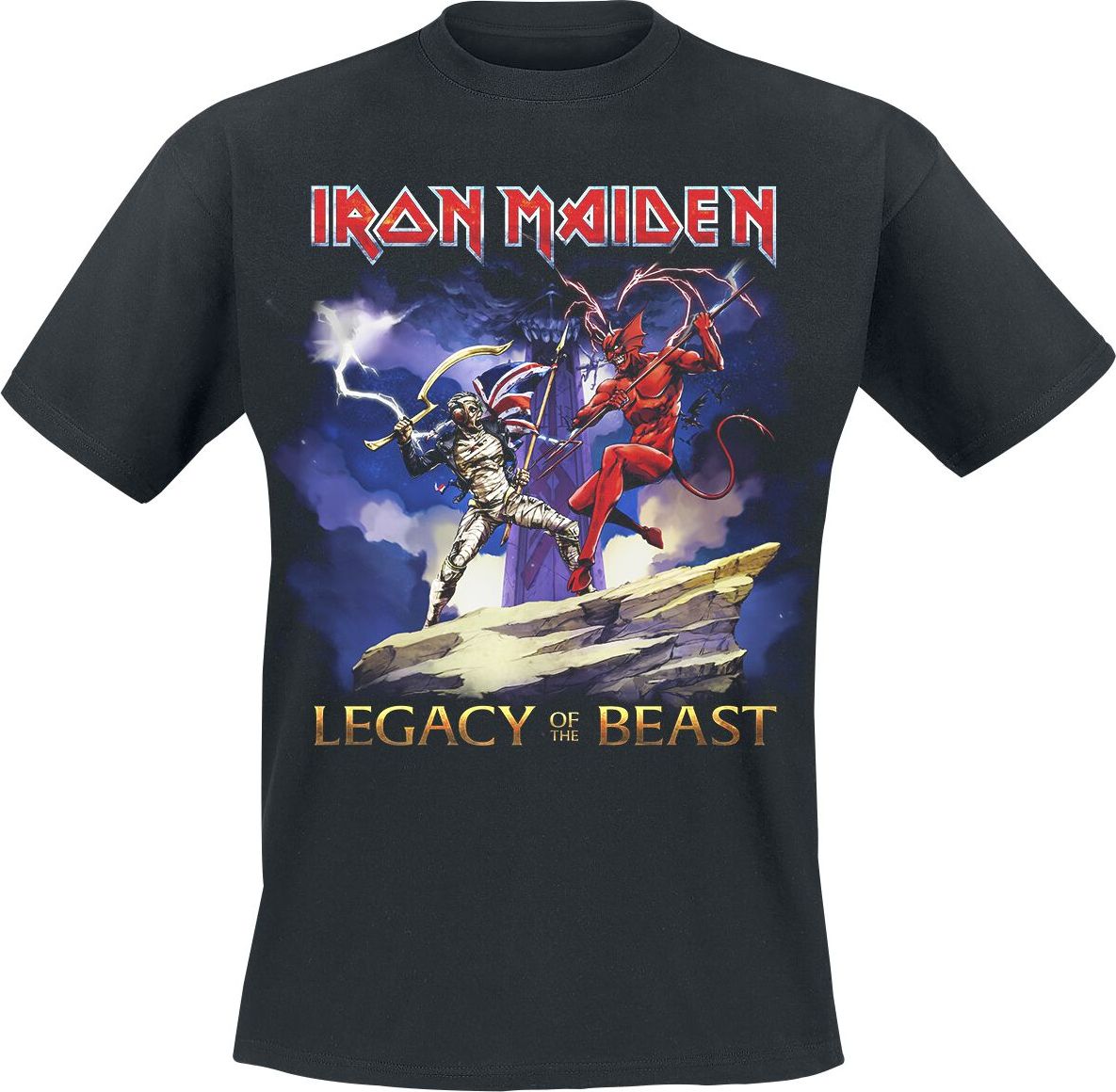 Iron Maiden Legacy Beast Fight Tričko černá - RockTime.cz