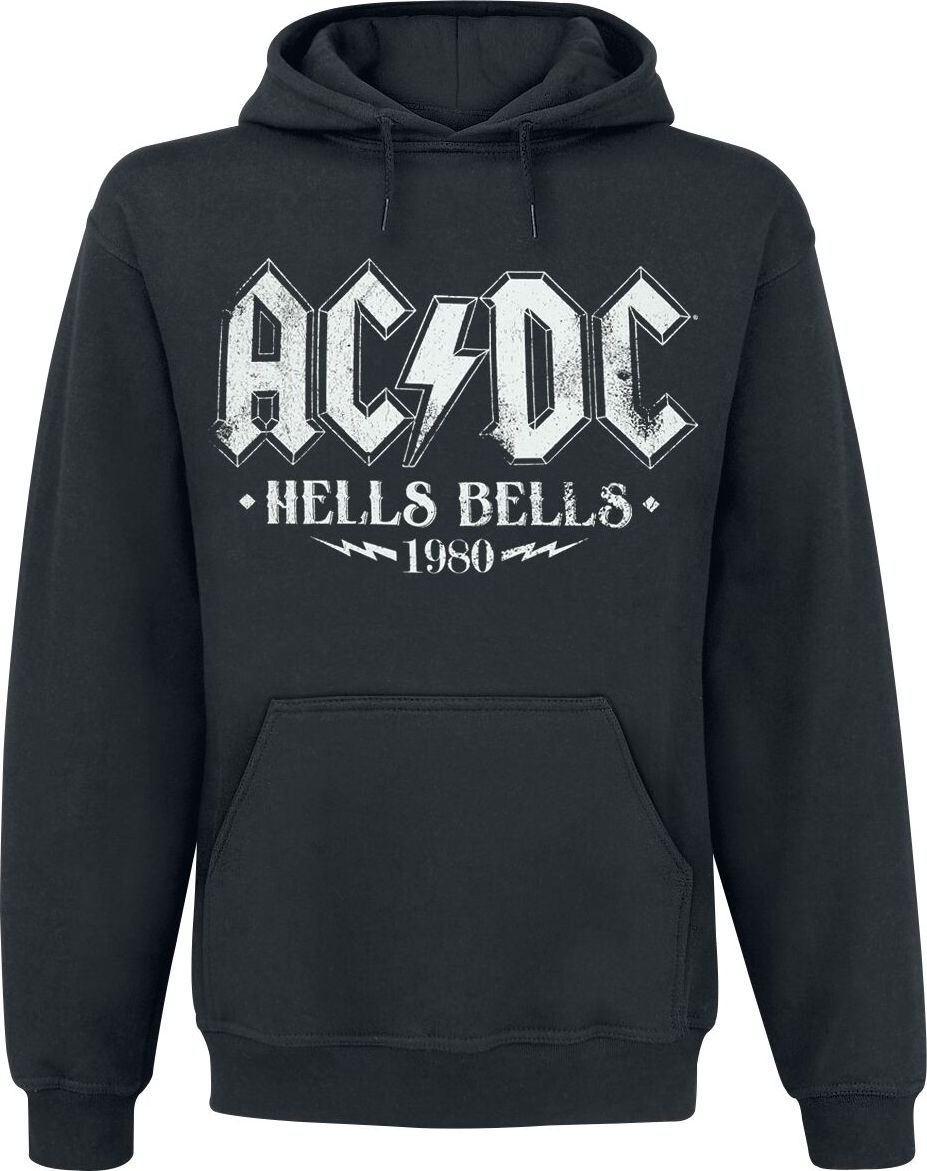 AC/DC Hells Bells 1980 Mikina s kapucí černá - RockTime.cz