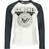 Ramones Amplified Collection - 3D Crest Baseball tričko s dlouhým rukávem vícebarevný - RockTime.cz