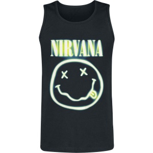 Nirvana Neon Logo Tank top černá - RockTime.cz