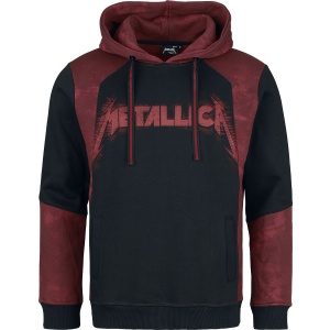 Metallica EMP Signature Collection Mikina s kapucí cerná/cervená - RockTime.cz