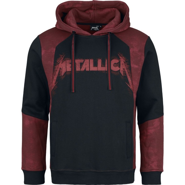 Metallica EMP Signature Collection Mikina s kapucí cerná/cervená - RockTime.cz