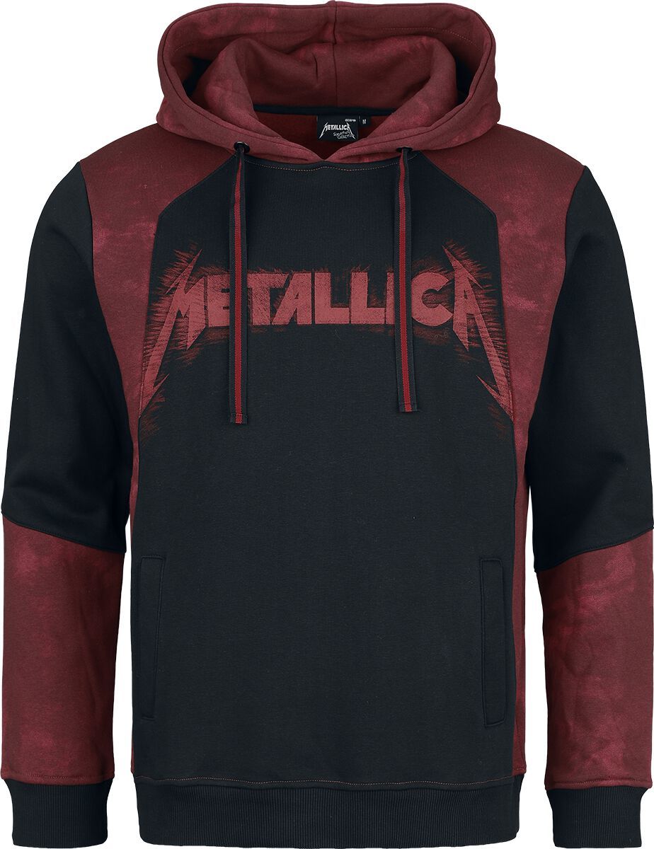 Metallica EMP Signature Collection Mikina s kapucí cerná/cervená - RockTime.cz