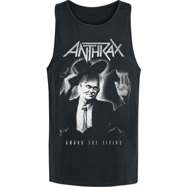 Anthrax ATL Greyscale Tank top černá - RockTime.cz