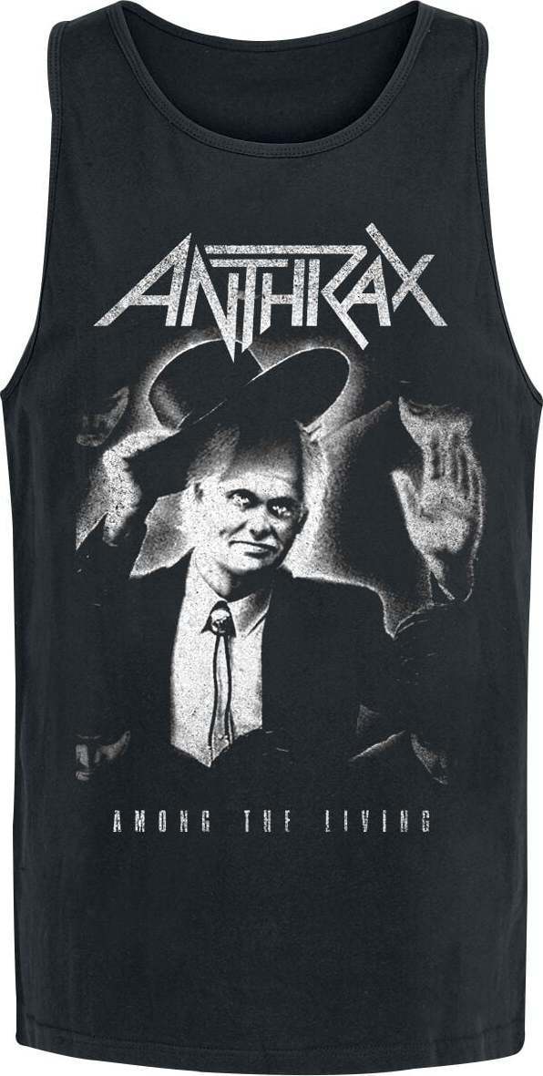 Anthrax ATL Greyscale Tank top černá - RockTime.cz