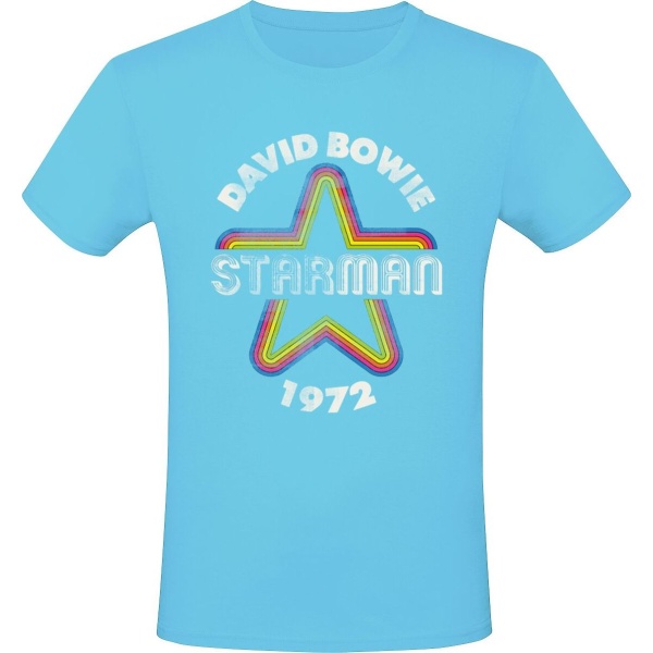 David Bowie Starman '72 Tričko tyrkysová - RockTime.cz