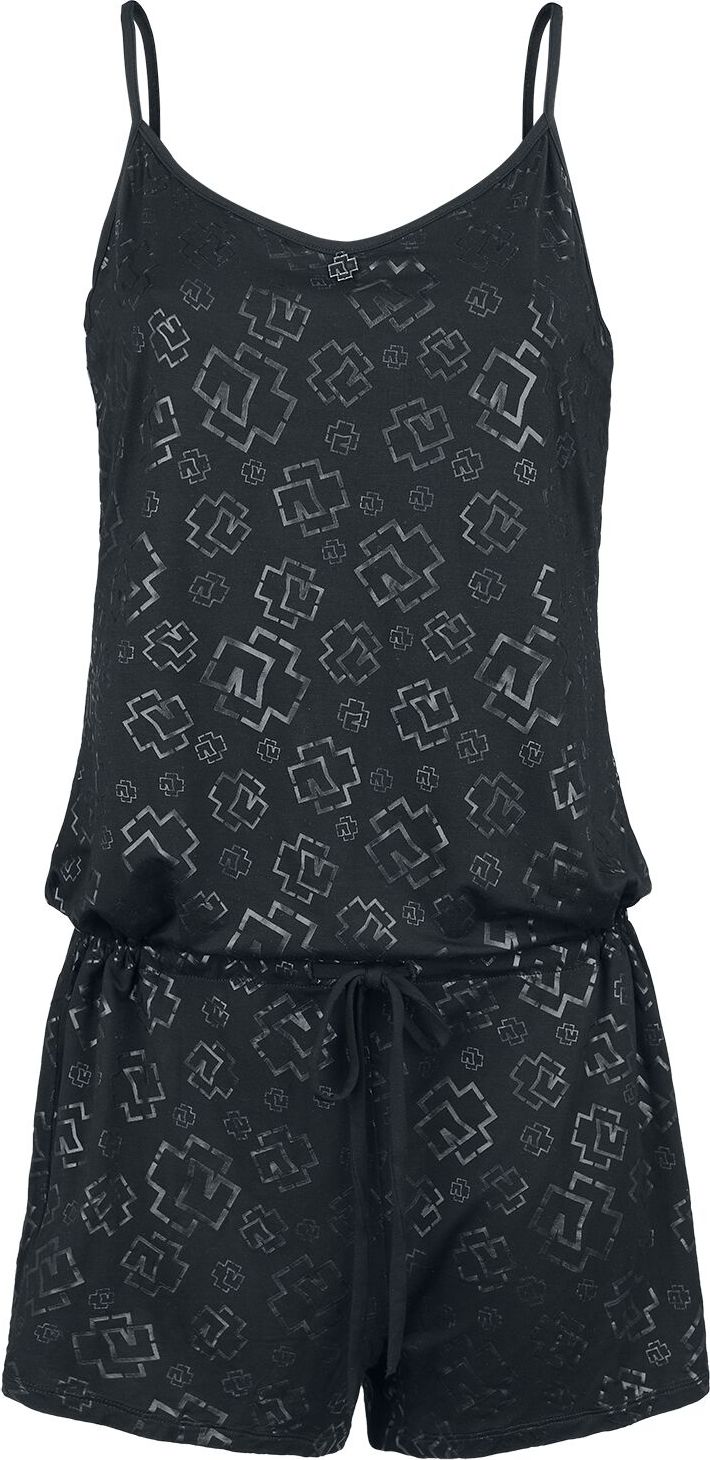 Rammstein Logo Jumpsuit Souprava černá - RockTime.cz