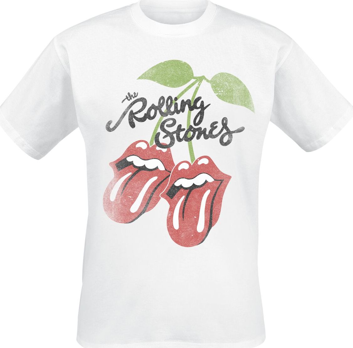 The Rolling Stones Cherries Lick Tričko bílá - RockTime.cz