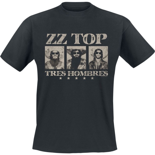 ZZ Top Tres hombres Tričko černá - RockTime.cz