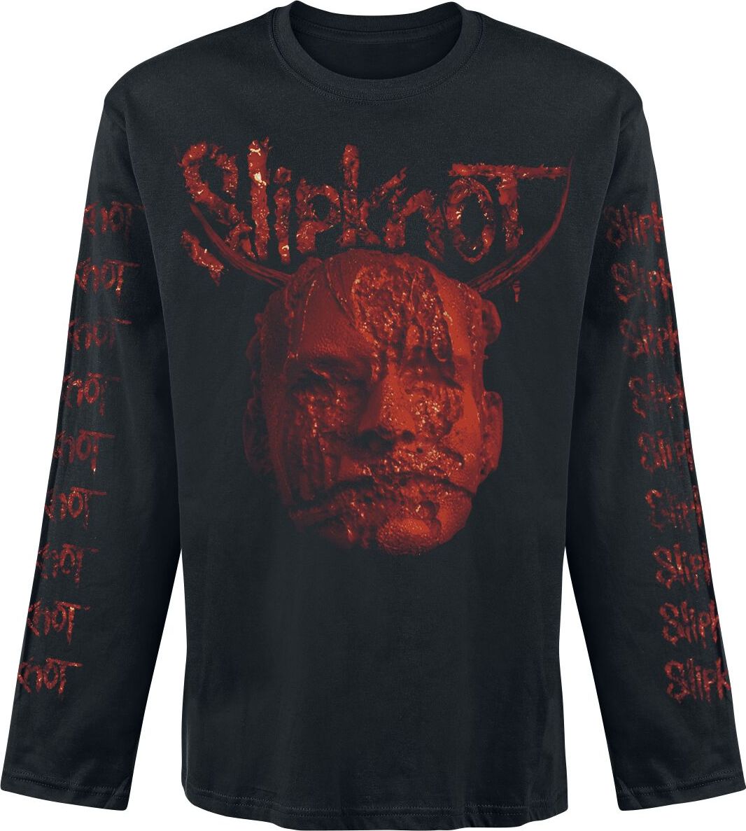 Slipknot Bloody Head Tričko s dlouhým rukávem černá - RockTime.cz