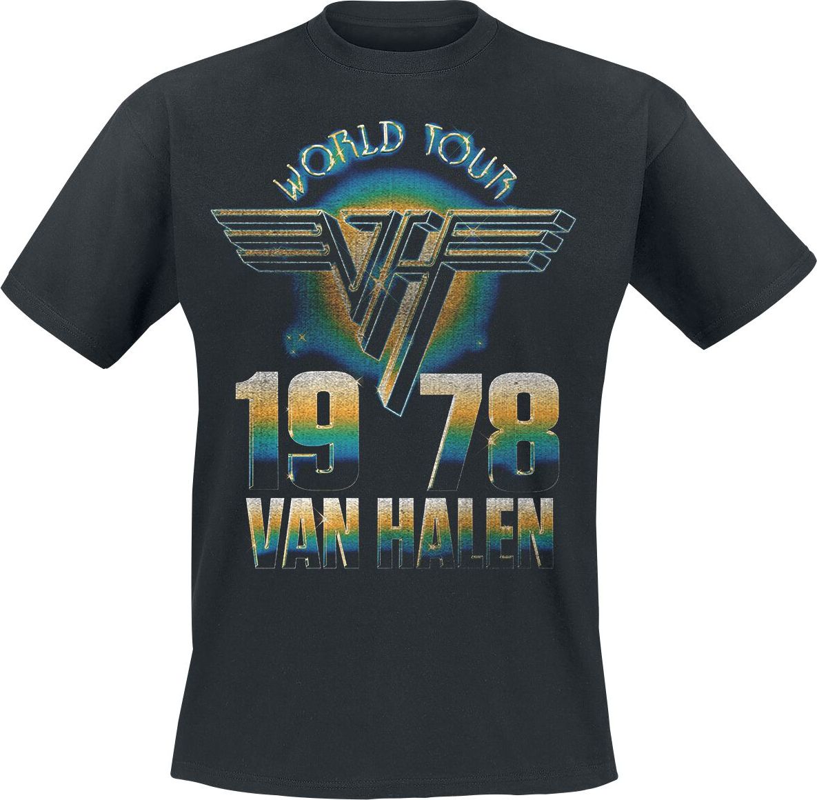 Van Halen World Tour '78 Tričko černá - RockTime.cz