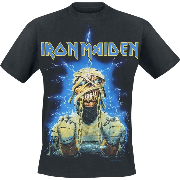 Iron Maiden Powerslave Mummy Tričko černá - RockTime.cz