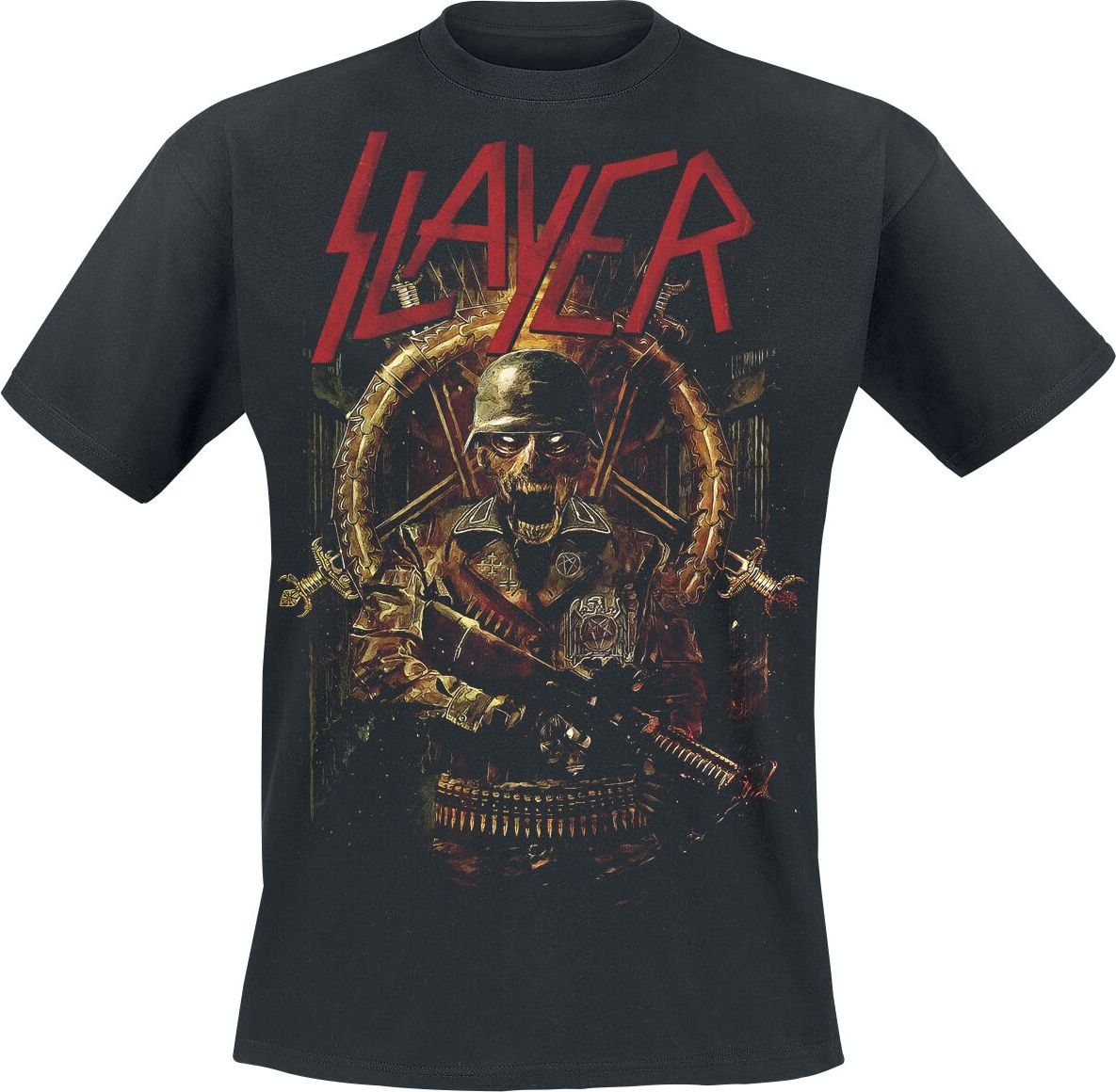 Slayer Comic Book Cover Tričko černá - RockTime.cz