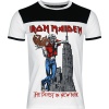 Iron Maiden NOTB Vintage Steve Harris Beast In New York Tričko bílá/cerná - RockTime.cz