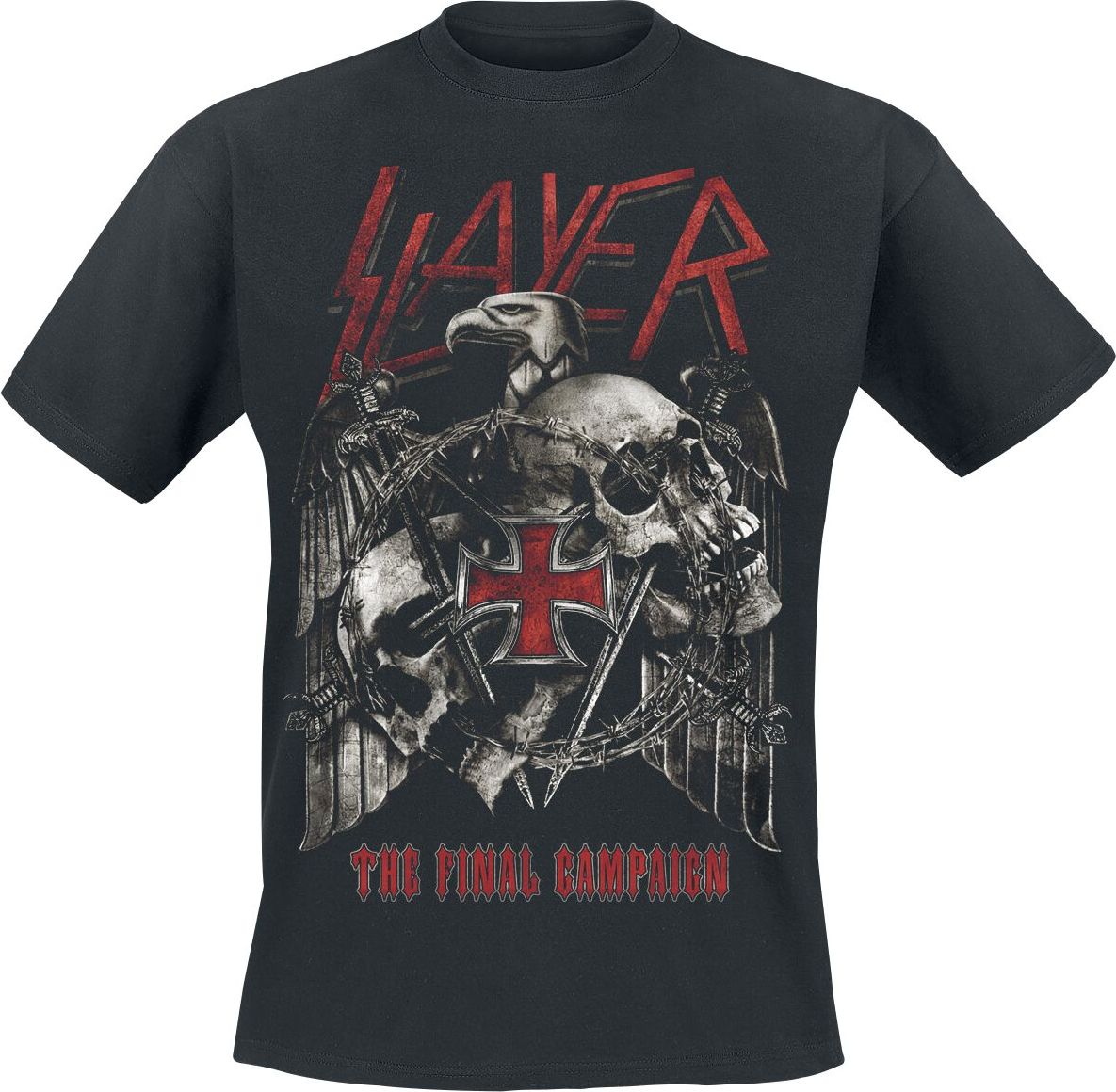 Slayer Final Campaign Eagle Tričko černá - RockTime.cz