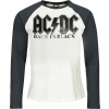 AC/DC Amplified Collection - Back In Black Baseball tričko s dlouhým rukávem vícebarevný - RockTime.cz