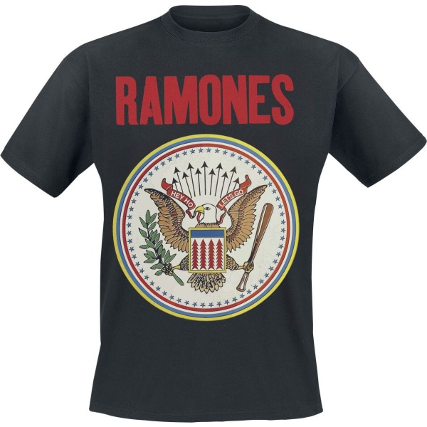 Ramones Seal Red Tričko černá - RockTime.cz