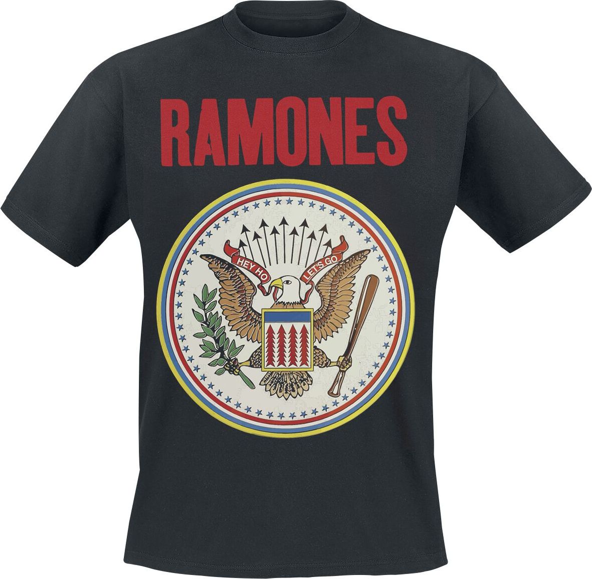 Ramones Seal Red Tričko černá - RockTime.cz