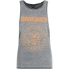 Ramones Monocolour Crest Dámský top tmavě prošedivělá - RockTime.cz